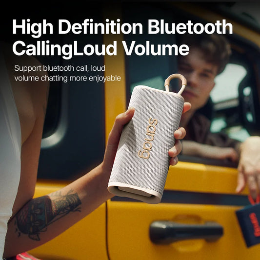 Sanag M15 Wireless Speaker | Rugged & Waterproof | 10H Battery & LED Lights